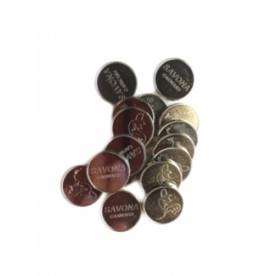 Savona Penningen SPECIAAL mess/vernikk. 100 stuks